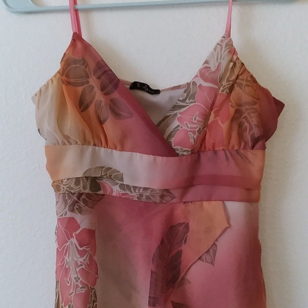 Vintage flower tank top